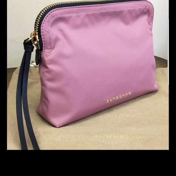 AUTHENTIC BURBERRY CLUTCH MAKEUP BAG - Picture 4 of 4